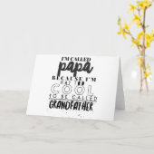 Carte Cadeaux Papa cool Du Fils (Fleur jaune)