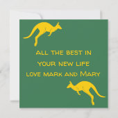 Carte Cadeaux Parti de Citoyenneté Australien (Dos)