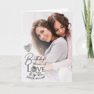 Carte Cadeaux Personnalisés pour Belle-Sœur