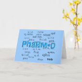 Carte Cadeaux Pharm-D étudiant en pharmacie (Fleur jaune)