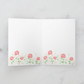 Carte Cadeaux photo de cadre rose papillon pour filles (Intérieur)
