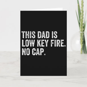 Carte Cadeaux pour papa qui est discrètement génial drôl