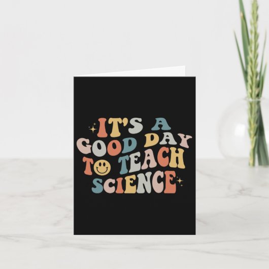 Carte Cadeaux pour professeur de sciences C'est une bonn (Devant)