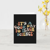 Carte Cadeaux pour professeur de sciences C'est une bonn (Fleur jaune)