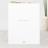 Carte Cadeaux Uniques Et Spéciaux De Fête Du 40E Anniver (Dos)