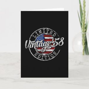 Carte Cadeaux vintage 1958 67e anniversaire pour hommes