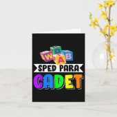 Carte Cadet De Para De Spirale Retourner À L'École (Fleur jaune)