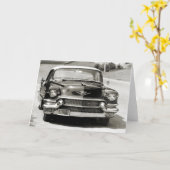 Carte Cadillac Coupe de Ville 1956 (Fleur jaune)