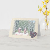 carte cadre Celtic Heart 1 (Fleur jaune)