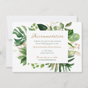Carte Cadre de feuilles de Monstera à aquarelle verte tr