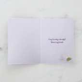 Carte Cadre de photo de pensée pour le couple (Intérieur)