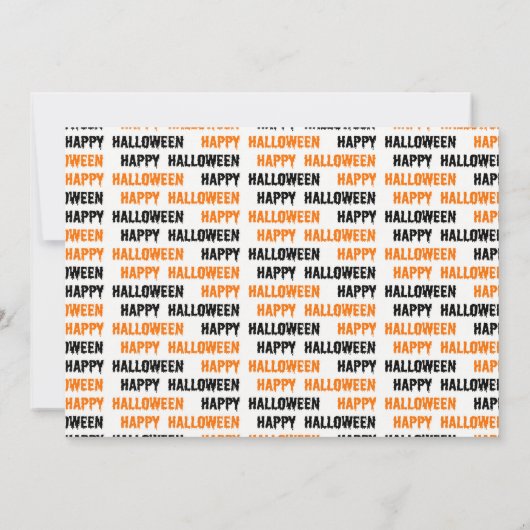 Carte Cadre photo Casquette Citrouille et sorcières d'Ha (Dos)