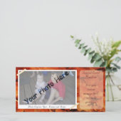 Carte Cadre photo d'automne (Debout devant)