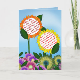 Carte Cadre photo Fleur de printemps