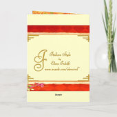 Carte cadre photo Noël (Dos)