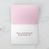 Carte Cadre photo Oval Anniversaire (Intérieur)