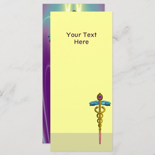 CARTE CADUCE 2 (Devant / Derrière)