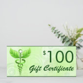 Carte Caduceus Alternative Medicine 100 $ Bon cadeau (Debout devant)