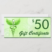 Carte Caduceus Alternative Medicine $50 Bon cadeau (Devant)