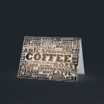 Carte Café<br><div class="desc">Le café dactylographie comme la crème,  le latte,  le cappucino,  etc. tout énumérés à un arrière-plan orienté grunge. Idéal pour le café hanté !</div>