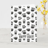 Carte Café (Fleur jaune)