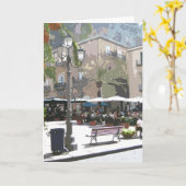 Carte café (Fleur jaune)