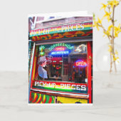 Carte Café Amsterdam (Fleur jaune)