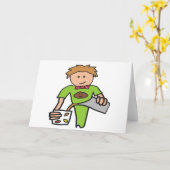 Carte Café Barista (Fleur jaune)