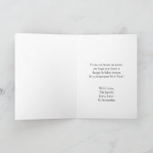 Carte Café chaud et pain d'épices Cookies Noël (Intérieur)