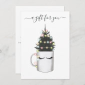 Carte Café de Noël (Devant / Derrière)