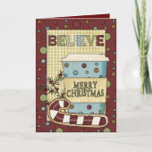 Carte café de Noël (Devant)