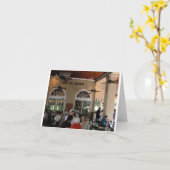 Carte Café du Monde in full swing (Fleur jaune)