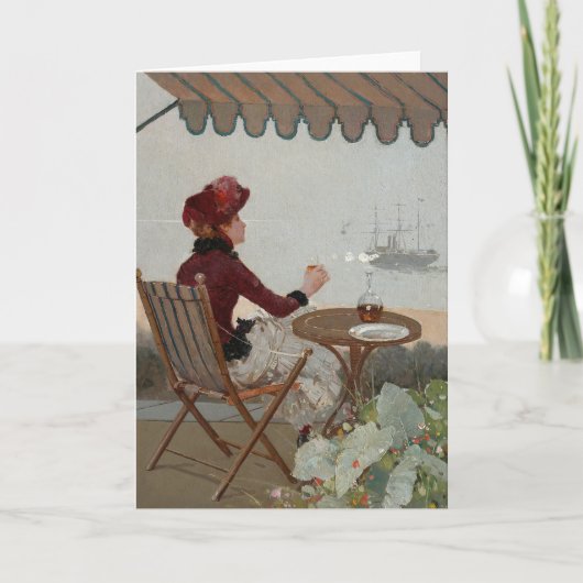 Carte Café en bord de mer | Jean Béraud (Devant)