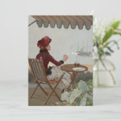 Carte Café en bord de mer | Jean Béraud (Debout devant)