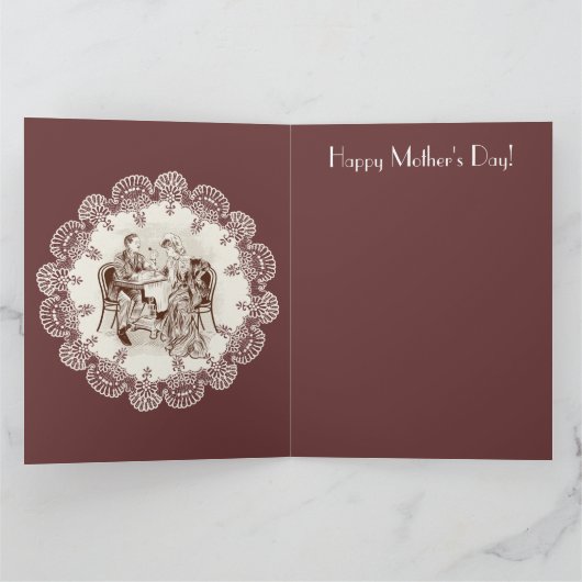 Carte café et amour (Intérieur)