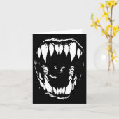 Carte Café Et Café Drôle Skeleton Halloween (Fleur jaune)