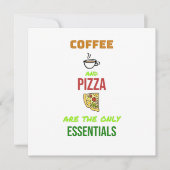 Carte Café et pizza (Devant)