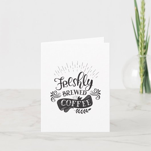 Carte Café fraîchement moulu