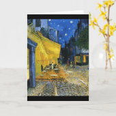 Carte Café français Van Gogh (Fleur jaune)