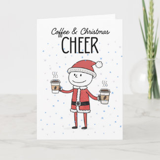 Carte Café & Joie de Noël 