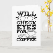 Carte Café optique (Fleur jaune)