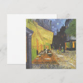 Carte Café Terrasse à Night Van Gogh (Devant / Derrière)