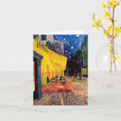 Carte Café Terrasse Place du Forum Van Gogh Art (Fleur jaune)