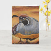 Carte Cailles (Fleur jaune)