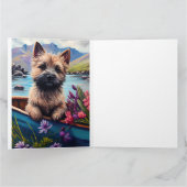 Carte Cairn Terrier sur une pagaie : Une aventure Pittor (Intérieur)