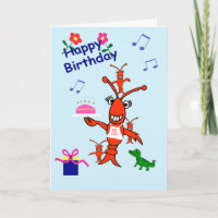 Cajun Crawfish Joyeux anniversaire