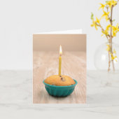 Carte Cake de Birthday (Fleur jaune)