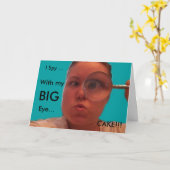 Carte cake, I Spy ..., CAKE! ! !, Avec mon, BIG, Oeil .. (Fleur jaune)