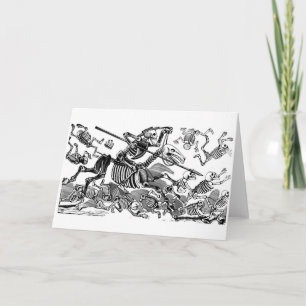 Carte "Calavera de Don don Quichotte" circa 1900's tôt