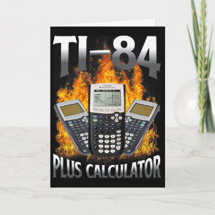 Carte Calculatrice Ti-84 Plus Drôle Prof De Maths